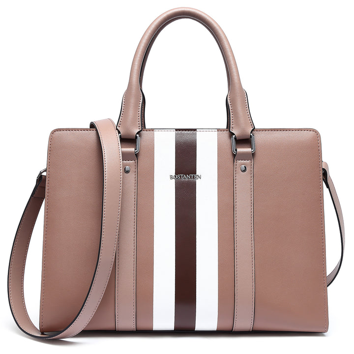 BOSTANTEN Women Satchel Handbags Leather Purses Designer Print Tote Shoulder Top Handle Bags - BOSTANTEN