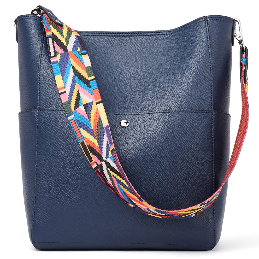 Bucket Bag for Women Vegan Leather | With 2 Shoulder Straps