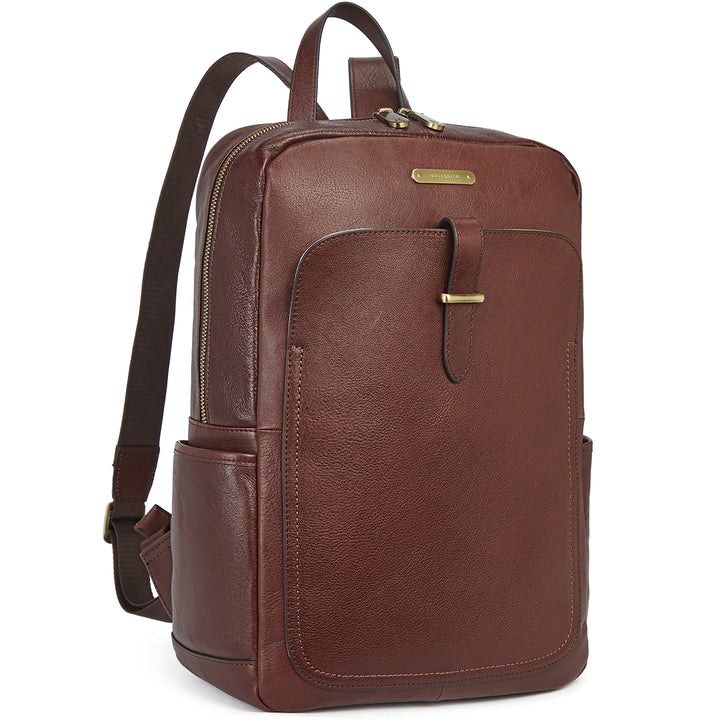 Minoru Women's Leather Business Laptop Backpack —— Full Grain - BOSTANTEN