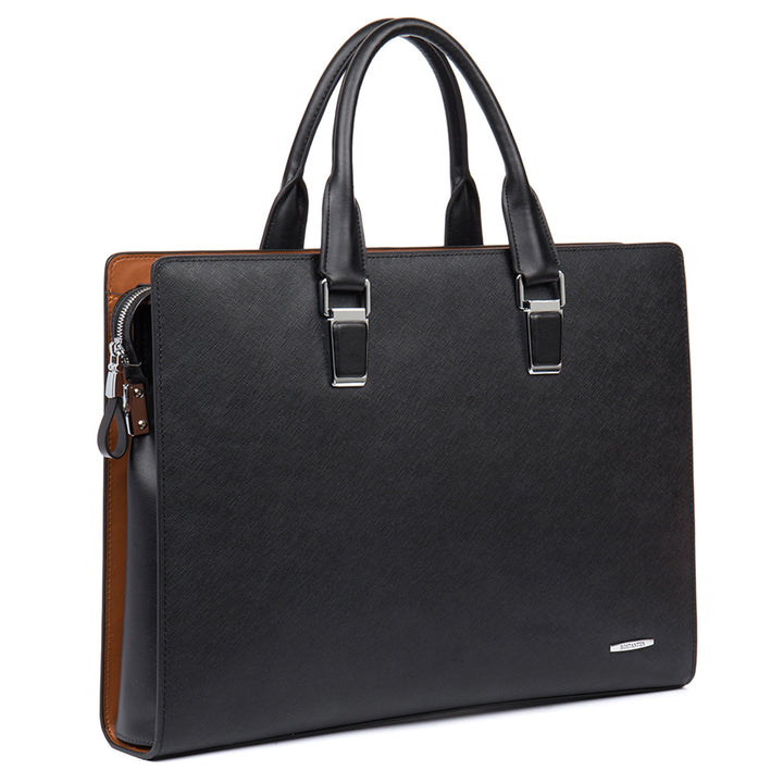Machk Womens Leather Laptop Briefcase  — Male and Female - BOSTANTEN