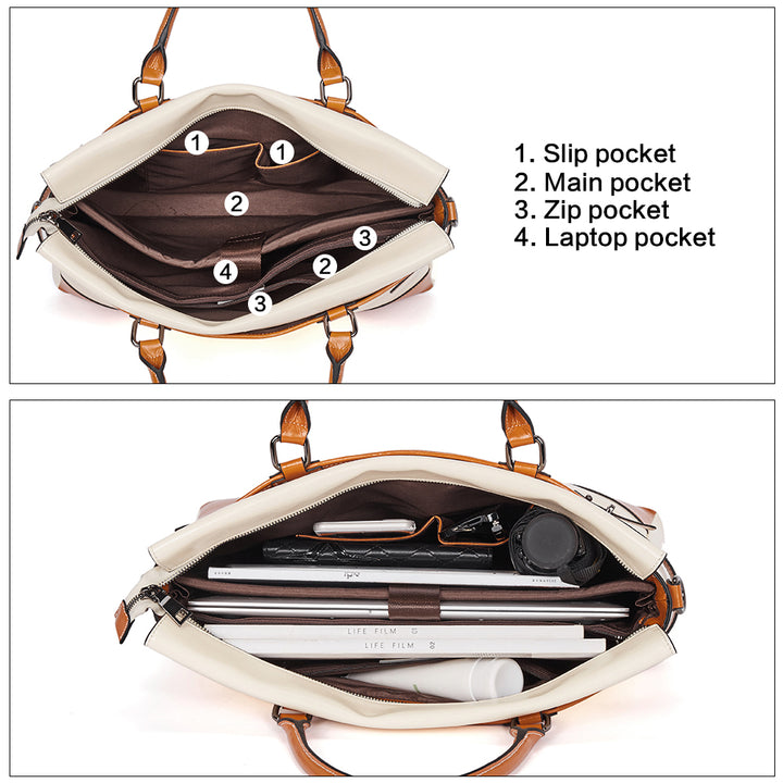 Machk Women Briefcase Bag — TOP 1 - BOSTANTEN