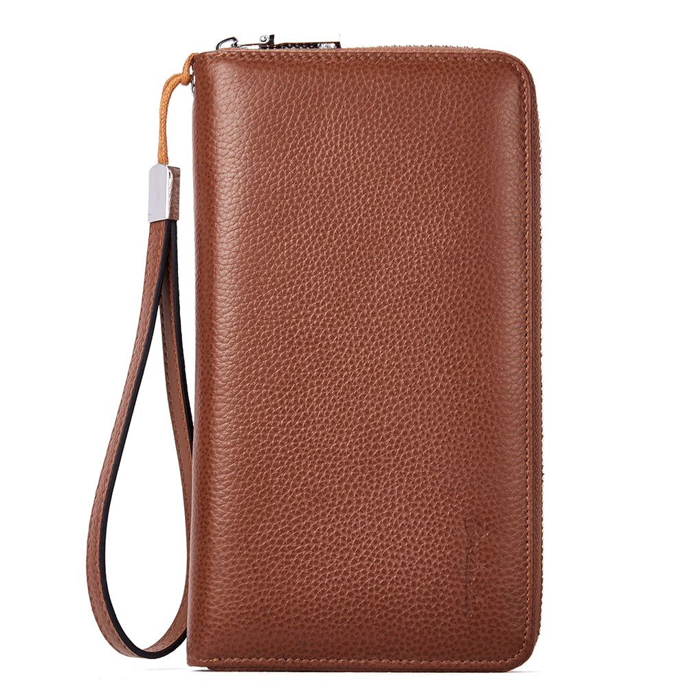 Rozenn Wallets with Wristlet Clutch