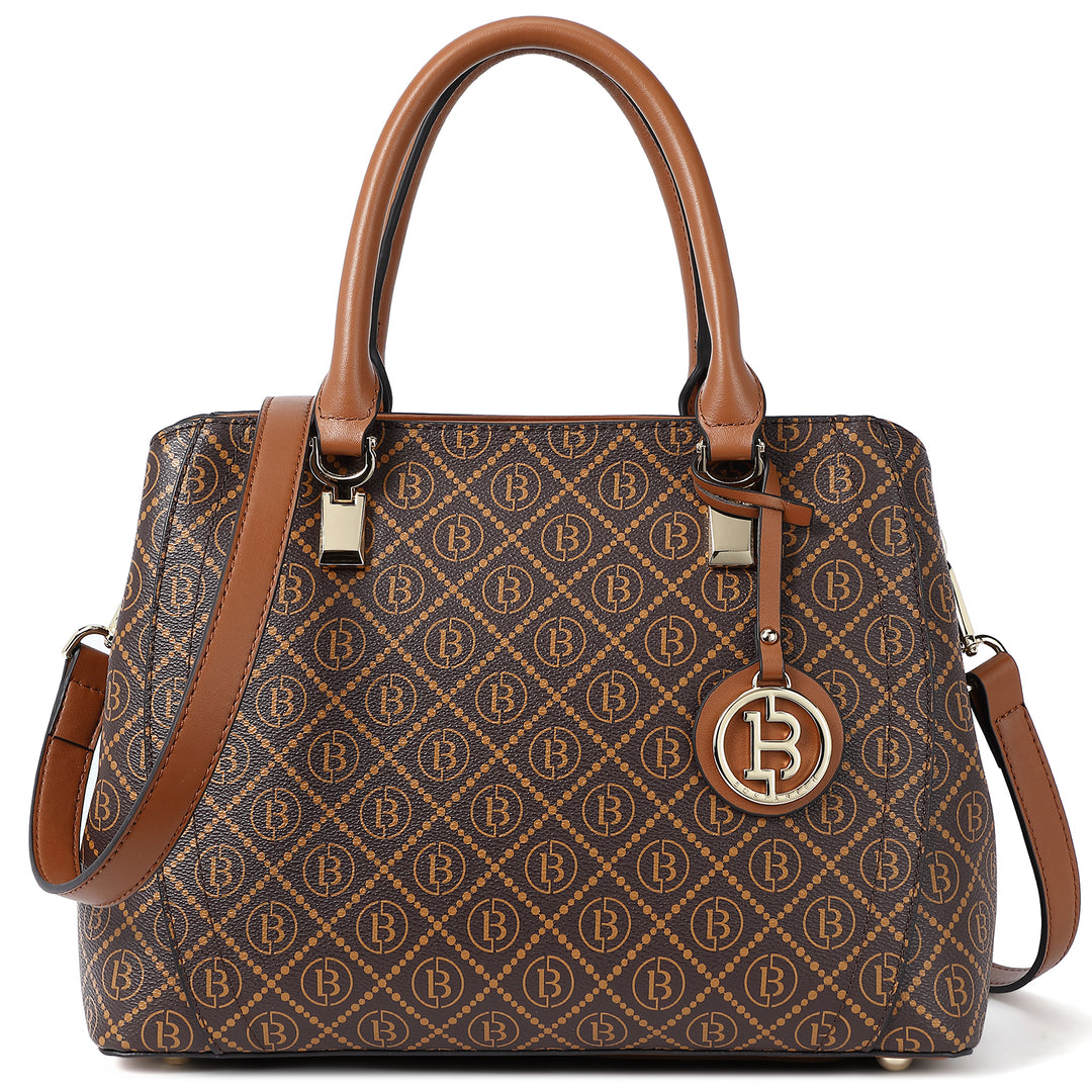 BOSTANTEN Damen Lederhandtasche Designer Henkeltasche Umhängetasche Schultertasche 