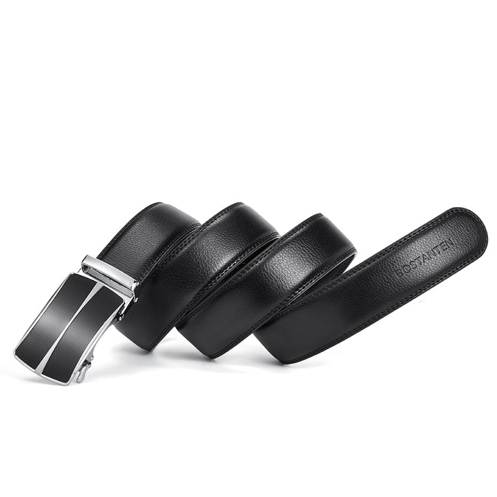 BOSTANTEN Leather Ratchet Dress Belt - BOSTANTEN