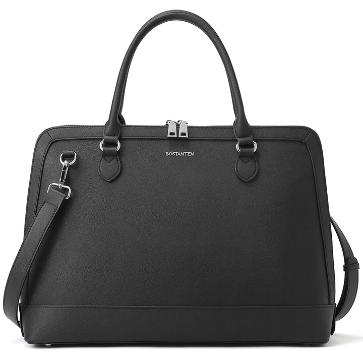 Jasmina  Genuine Leather Computer Briefcase —Low-key - BOSTANTEN