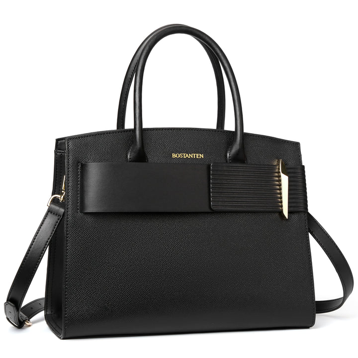 BOSTANTEN Women Handbags Leather Ladies Shoulder Bags Designer Top Handle Work Travel Satchel Tote Bag - BOSTANTEN