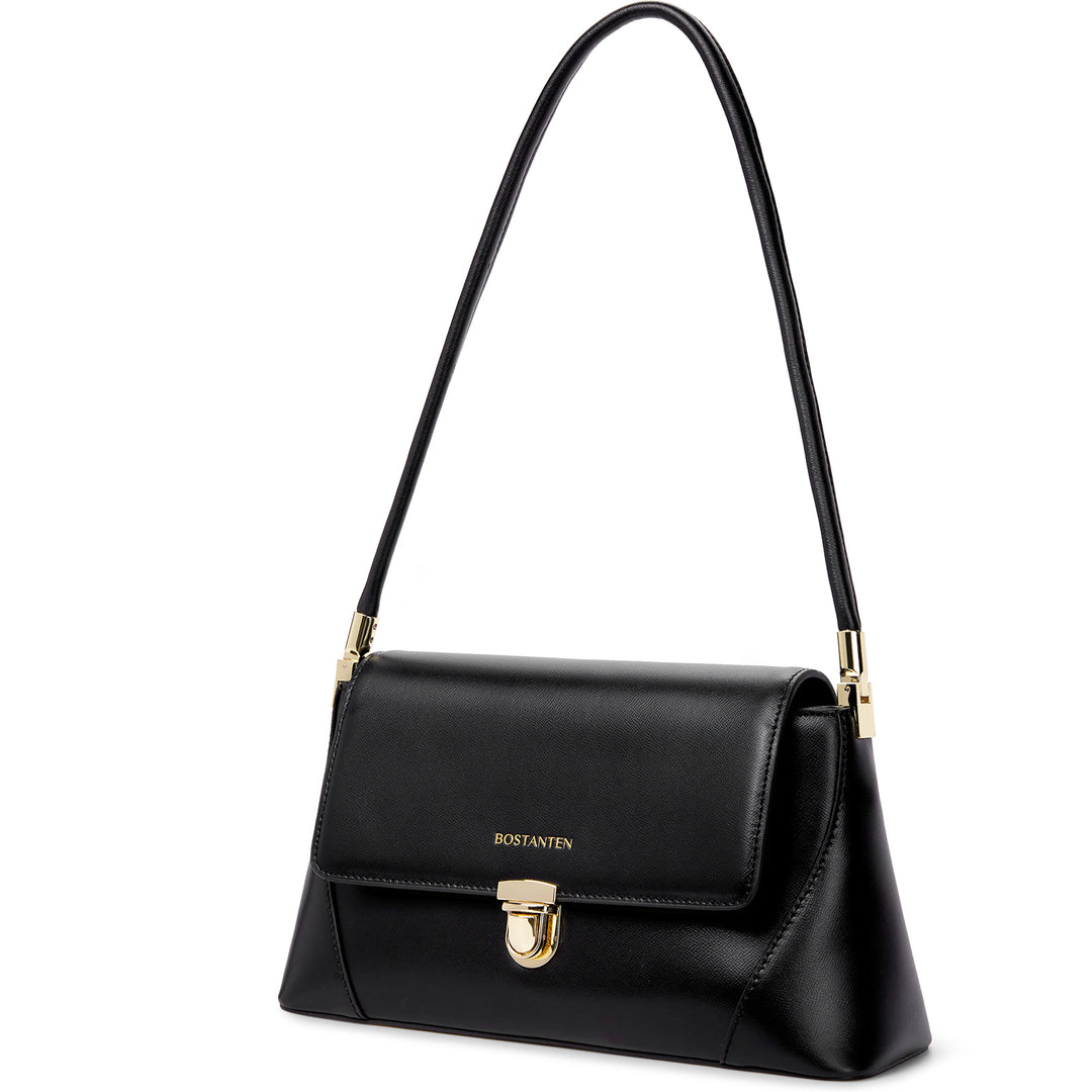BOSTANTEN Women Leather Handbags Designer Shoulder Bag Small Fashion Trendy Top Handle Satchel Purse - BOSTANTEN