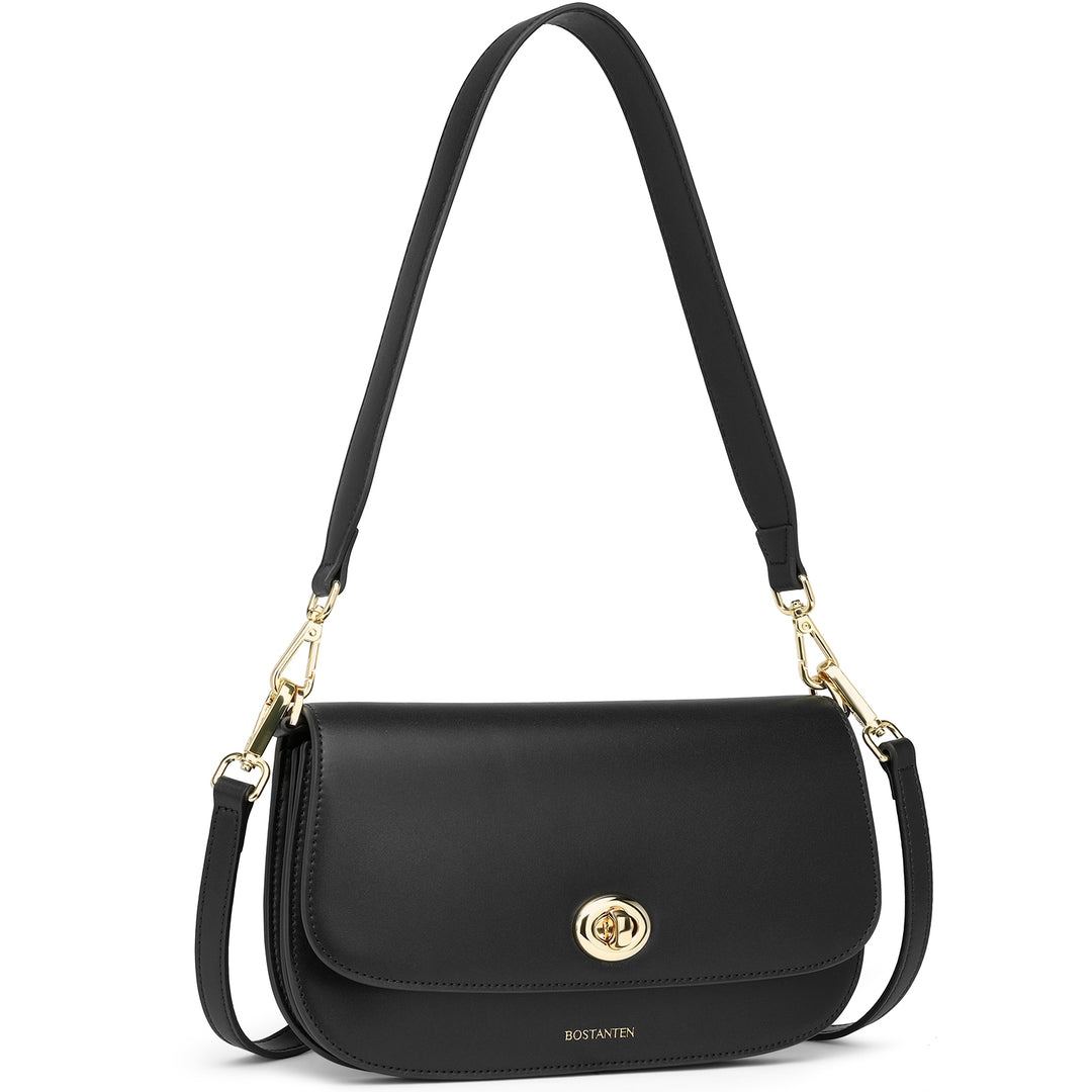 BOSTANTEN Small Crossbody Bag for Women Leather Top-handle Handbag Designer Shouldr Purse - BOSTANTEN