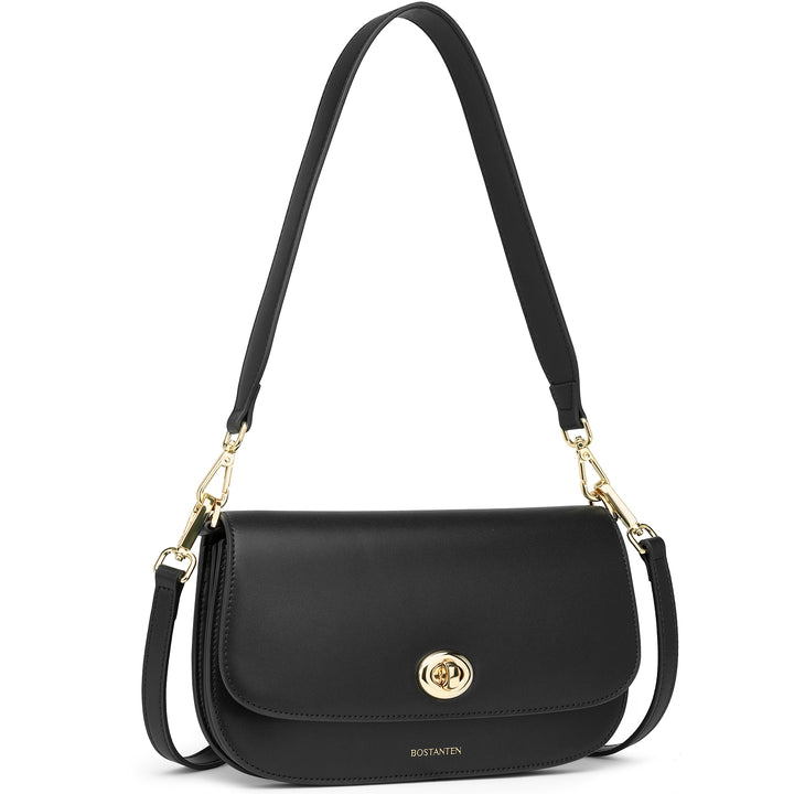 BOSTANTEN Small Crossbody Bag for Women Leather Top-handle Handbag Designer Shouldr Purse - BOSTANTEN