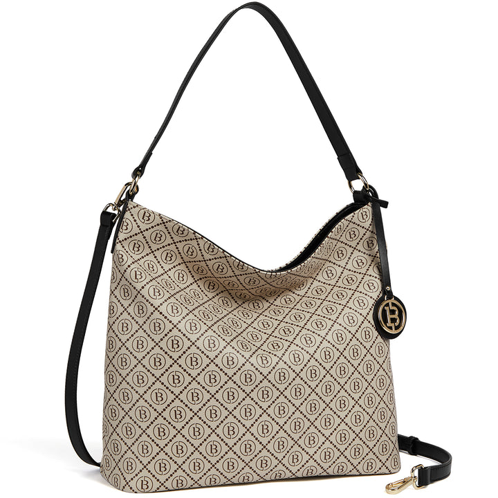 BOSTANTEN Hobo Bags for Women Genuine Leather Purses Designer Signature Handbags Ladies Tote Purses - BOSTANTEN