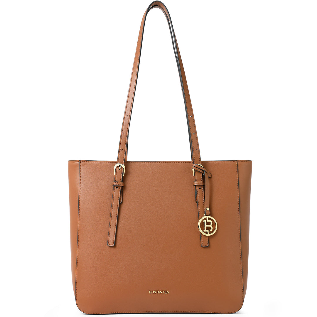 BOSTANTEN Women Handbags Genuine Leather Designer Tote Bags Work Shoulder Large Purses for Women - BOSTANTEN