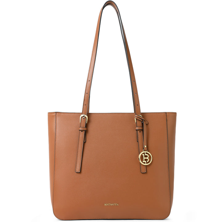 BOSTANTEN Women Handbags Genuine Leather Designer Tote Bags Work Shoulder Large Purses for Women - BOSTANTEN