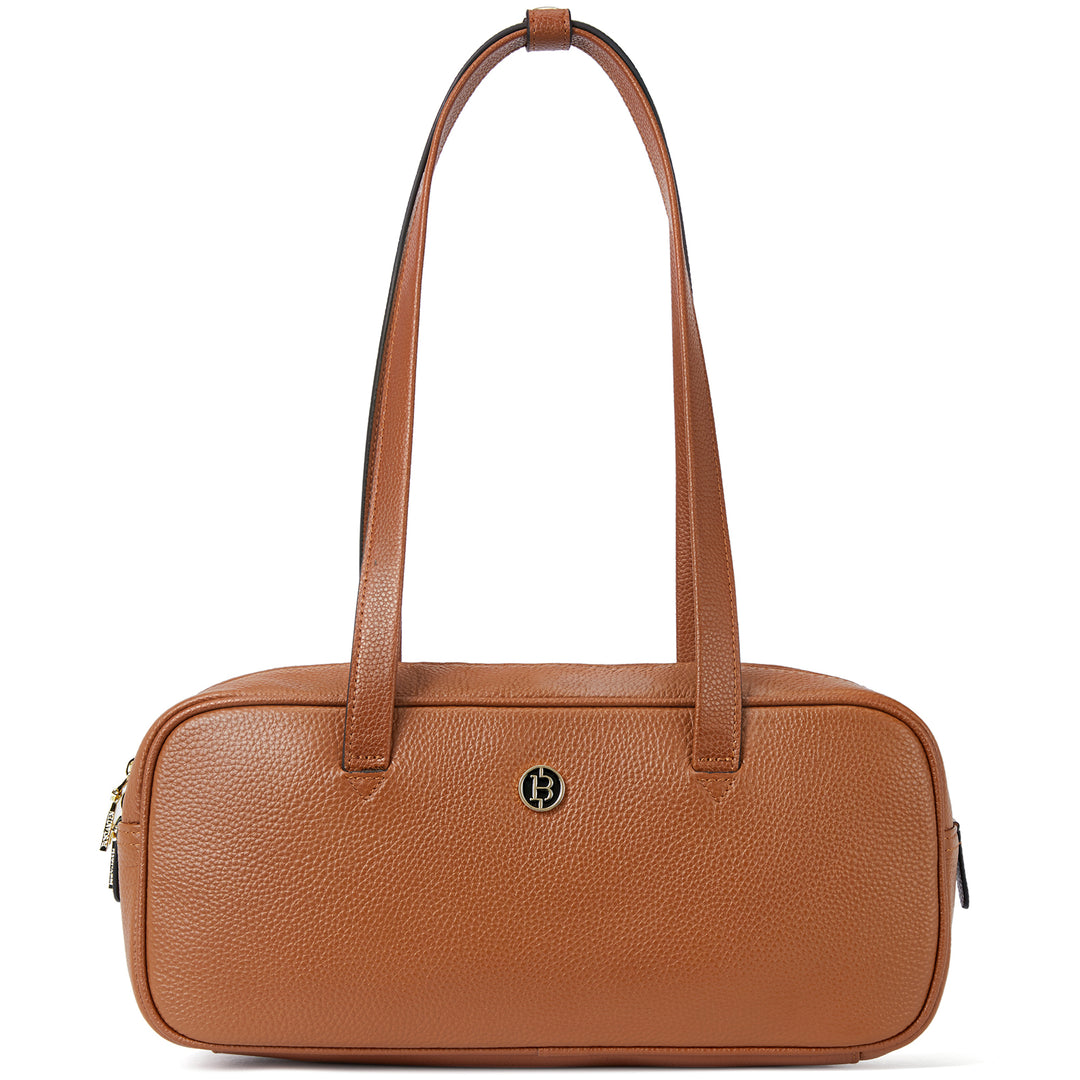 BOSTANTEN Women Satchel Handbags Designer Shoulder Bags Genuine Leather Top Handle Purses - BOSTANTEN