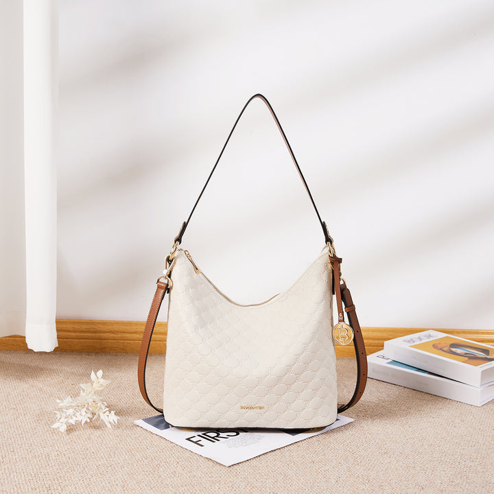 BOSTANTEN Leather Handbags for Women Soft Designer Shoulder Purses Ladies Fashion Crossbody Hobo Bags - BOSTANTEN