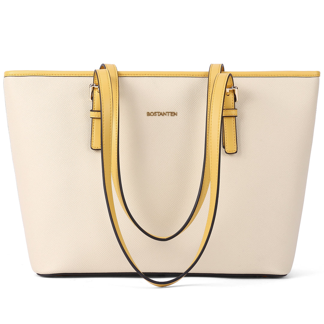 BOSTANTEN Women Handbag Genuine Leather Tote Bag Shoulder Purses - BOSTANTEN