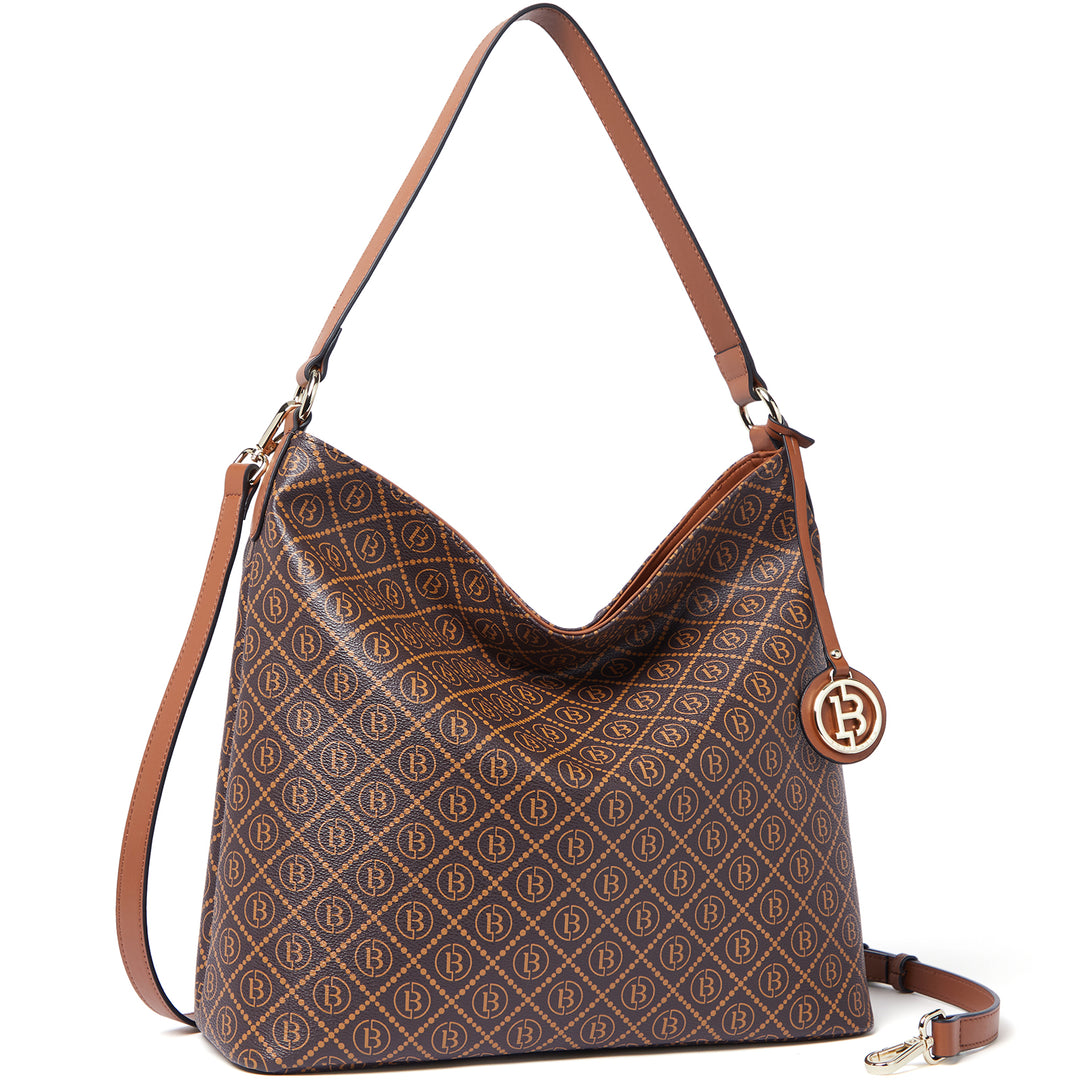 BOSTANTEN Hobo Bags for Women Genuine Leather Purses Designer Signature Handbags Ladies Tote Purses - BOSTANTEN