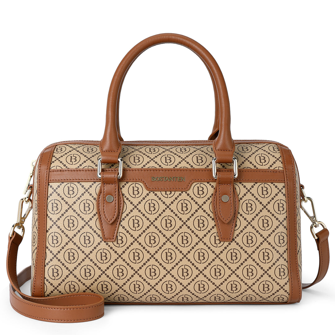 BOSTANTEN Womens Handbags Genuine Leather Designer Tote Bag Ladies Top Handle Crossbody Purse - BOSTANTEN
