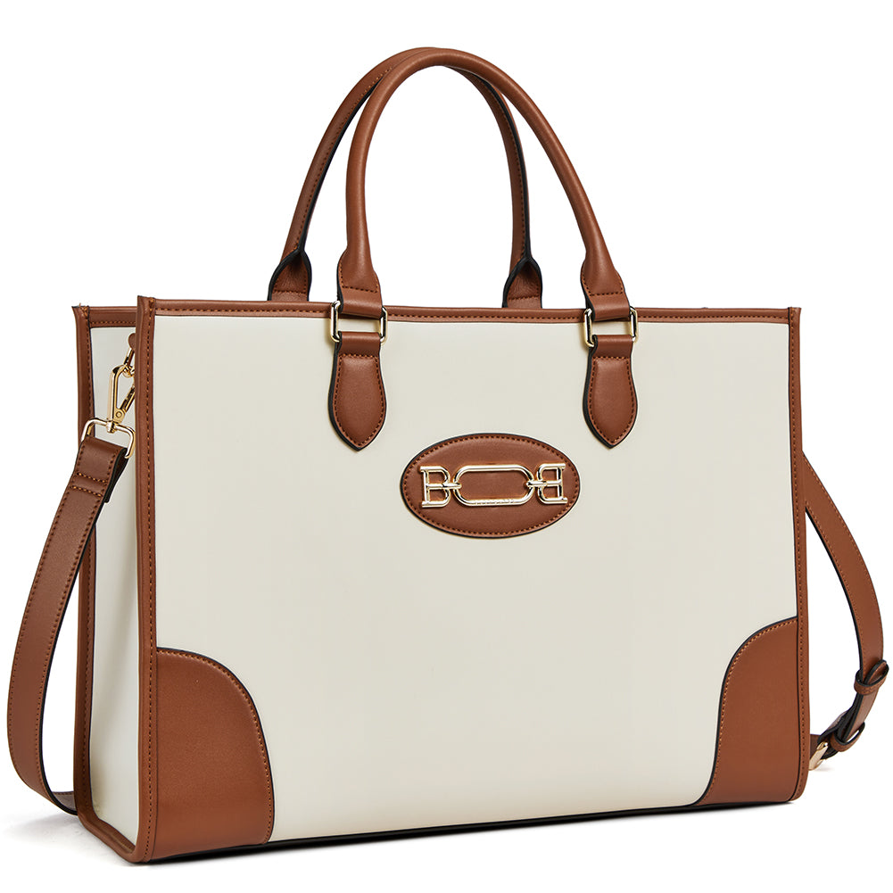 Mizuki Women Briefcase Bag — Italian Leather - BOSTANTEN