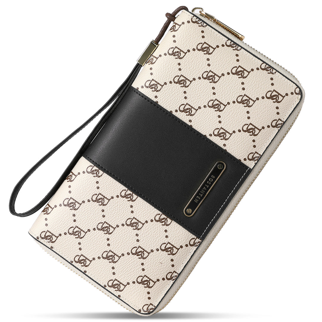 Savill Clutch Wristlet Wallet — Elegant Patterns - BOSTANTEN