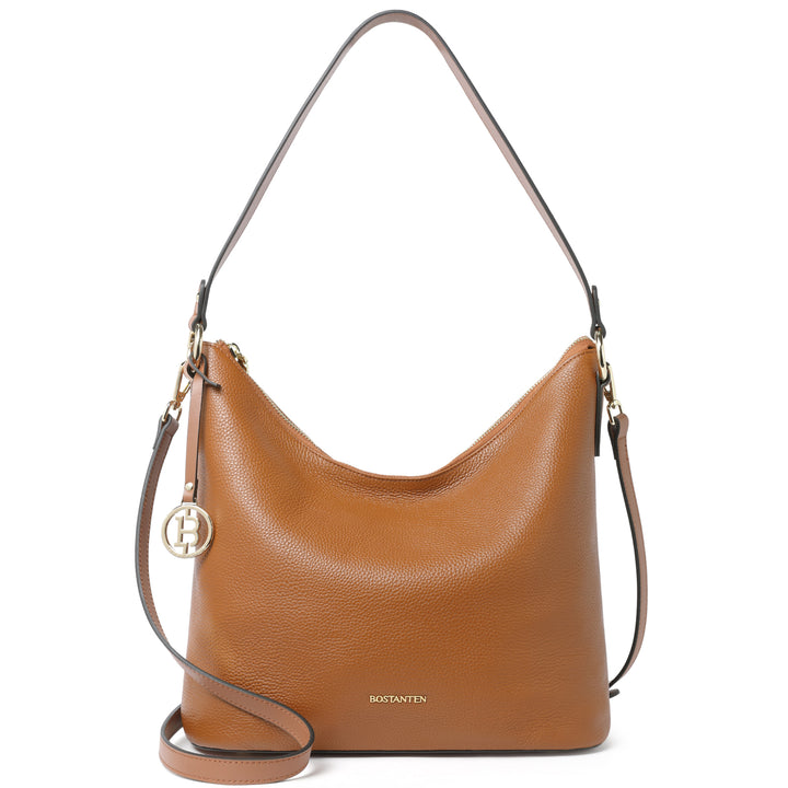 BOSTANTEN Leather Handbags for Women Soft Designer Shoulder Purses Ladies Fashion Crossbody Hobo Bags - BOSTANTEN