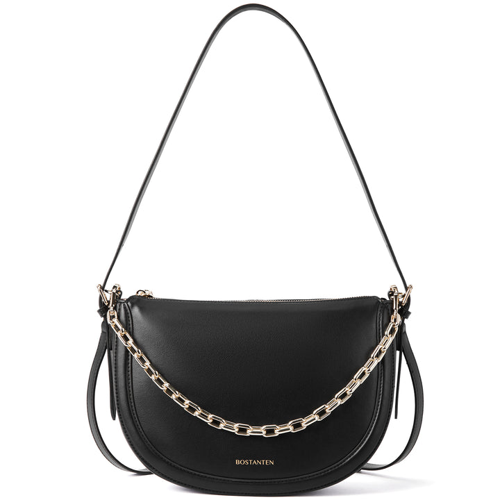 BOSTANTEN Women Shoulder Tote HandBag Designer Leather Purses Crossbody Bags with Zipper - BOSTANTEN