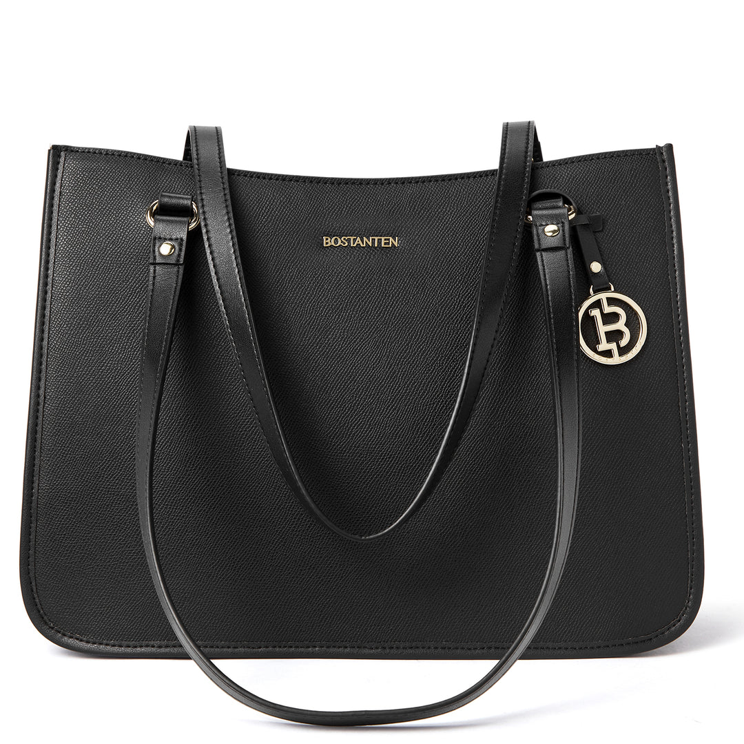 BOSTANTEN Leather Handbags Deigner Tote Bag Women Top-Handle Satchel Purses Shoulder Bags - BOSTANTEN