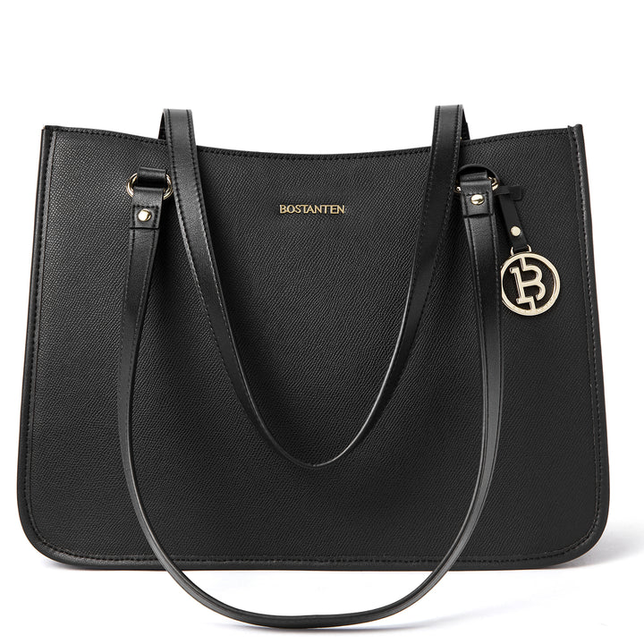 BOSTANTEN Leather Handbags Deigner Tote Bag Women Top-Handle Satchel Purses Shoulder Bags - BOSTANTEN