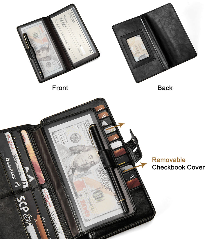 Lnna Checkbook RFID Wallet Cash Clutch Purses —— Superstar