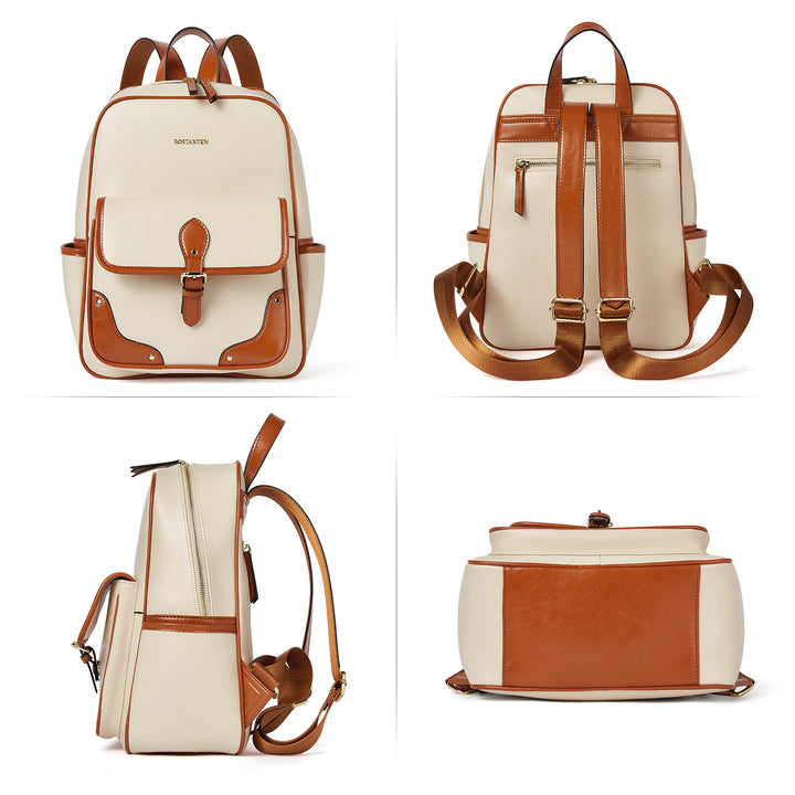 Vrba Leather Book Bag — Talent - BOSTANTEN