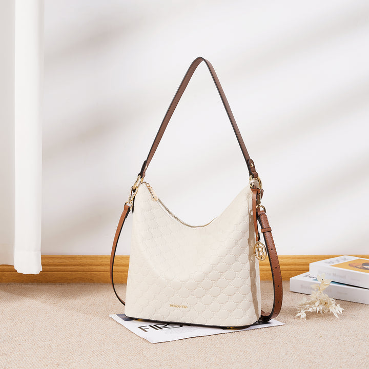 BOSTANTEN Leather Handbags for Women Soft Designer Shoulder Purses Ladies Fashion Crossbody Hobo Bags - BOSTANTEN