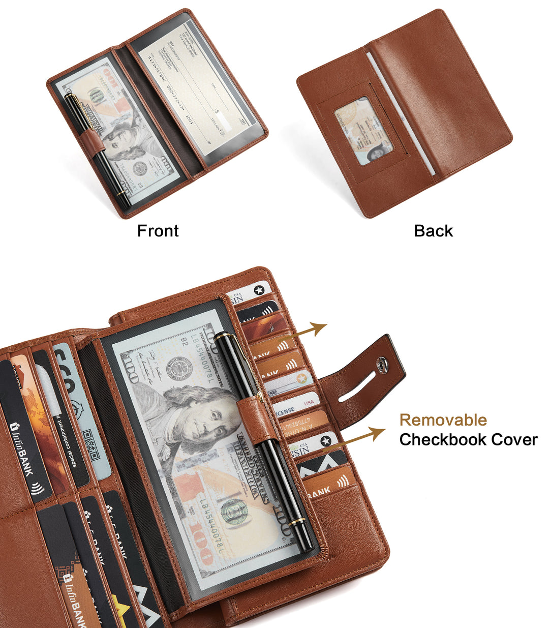 Lnna Checkbook Wallet Cash Cluth Purses —— Superstar - BOSTANTEN