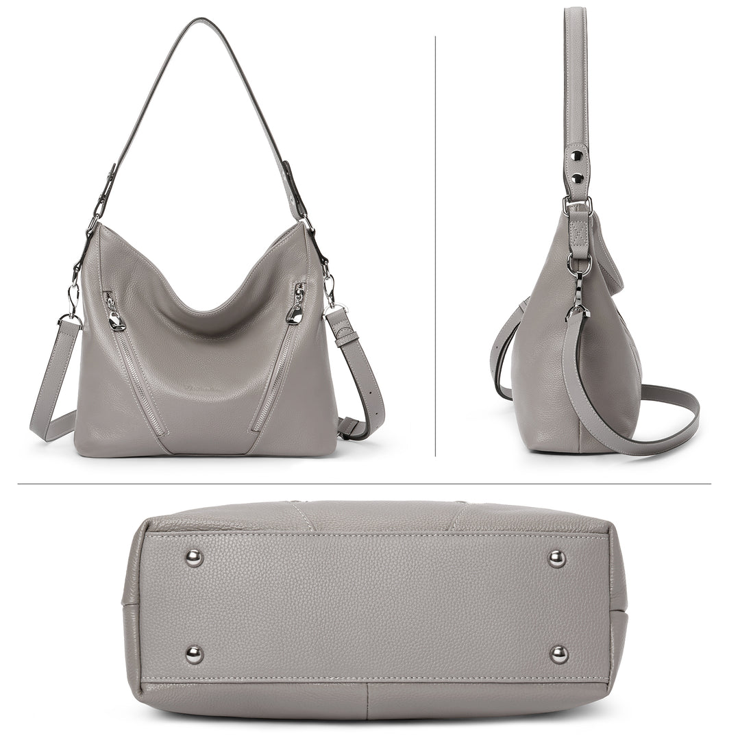 Kweli Luxurious Leather Shoulder Tote Bag - Handcrafted with Attention to Detail