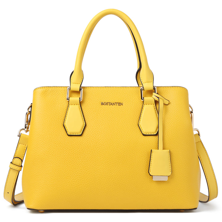 BOSTANTEN Women Leather Handbag Designer Top Handle Satchel Shoulder Tote Bags Crossbody Purses - BOSTANTEN