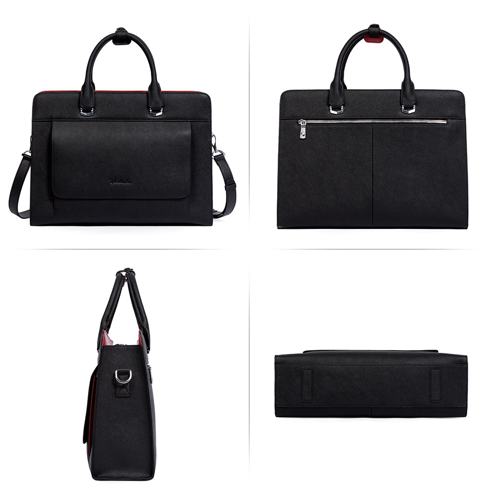 Mizuki Briefcase With Shoulder Strap — Security - BOSTANTEN