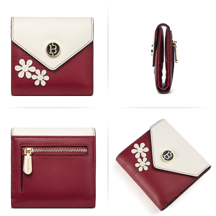 Rozenn Western Checkbook Wallet —— Elegant Patterns - BOSTANTEN