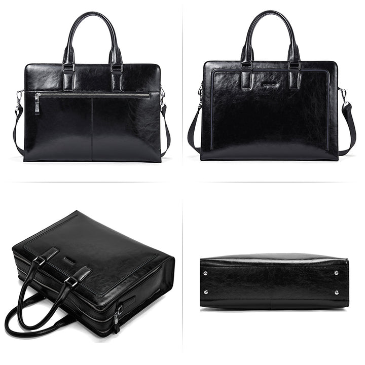Carol Designer Briefcase For Women — Italian Leather