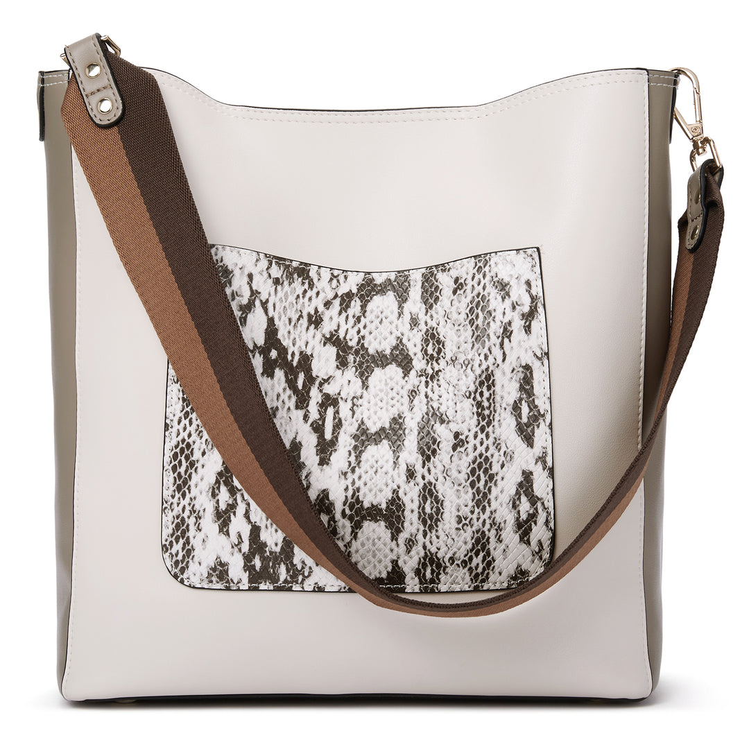 BOSTANTEN Genuine Leather Hobo Handbags Designer Shoulder Tote Purses Crossbody Large Bag for Women - BOSTANTEN