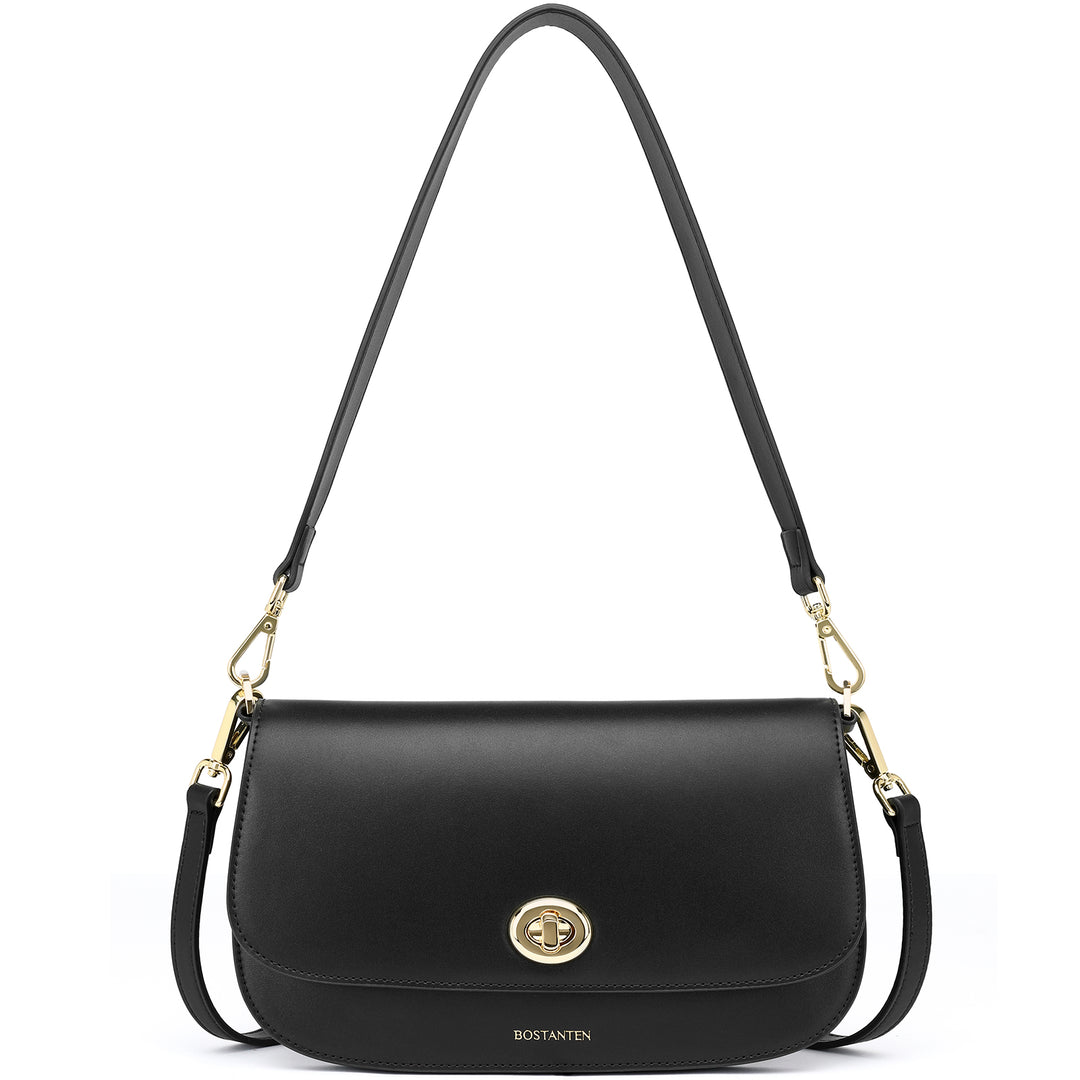 BOSTANTEN Small Crossbody Bag for Women Leather Top-handle Handbag Designer Shouldr Purse - BOSTANTEN