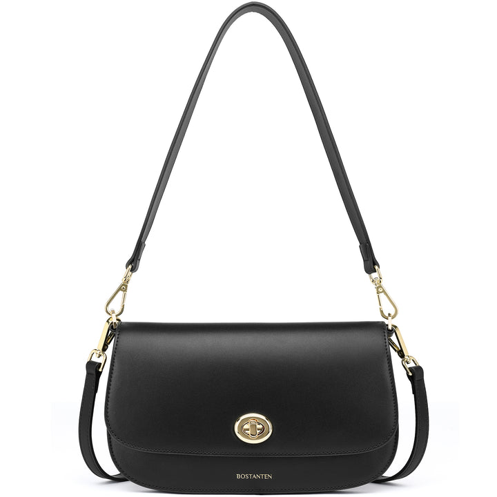 BOSTANTEN Small Crossbody Bag for Women Leather Top-handle Handbag Designer Shouldr Purse - BOSTANTEN