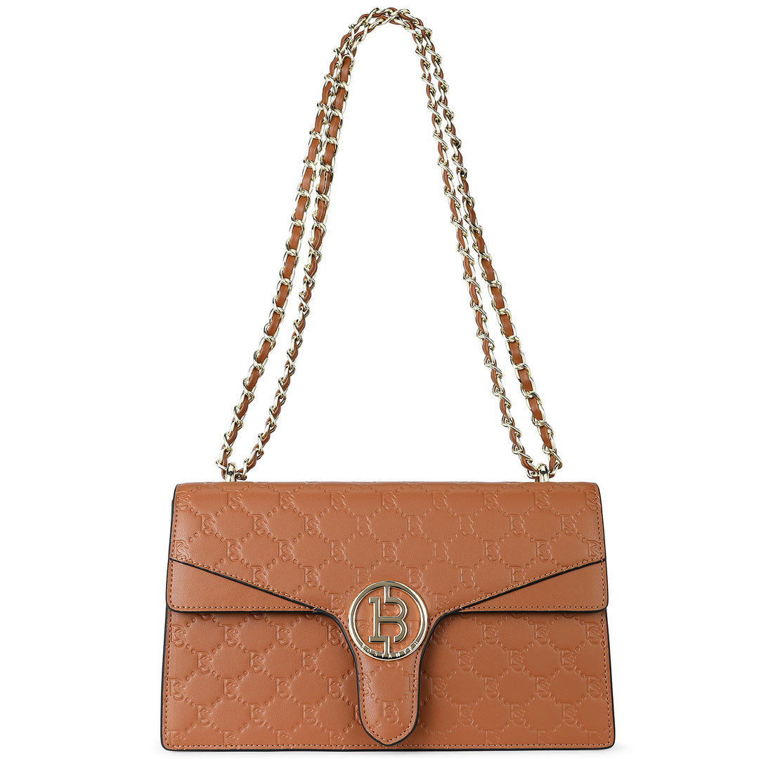 BOSTANTEN Womens Crossbody Bag Medium Quilted Leather Shoulder Bag Designer Handbags Purse - BOSTANTEN
