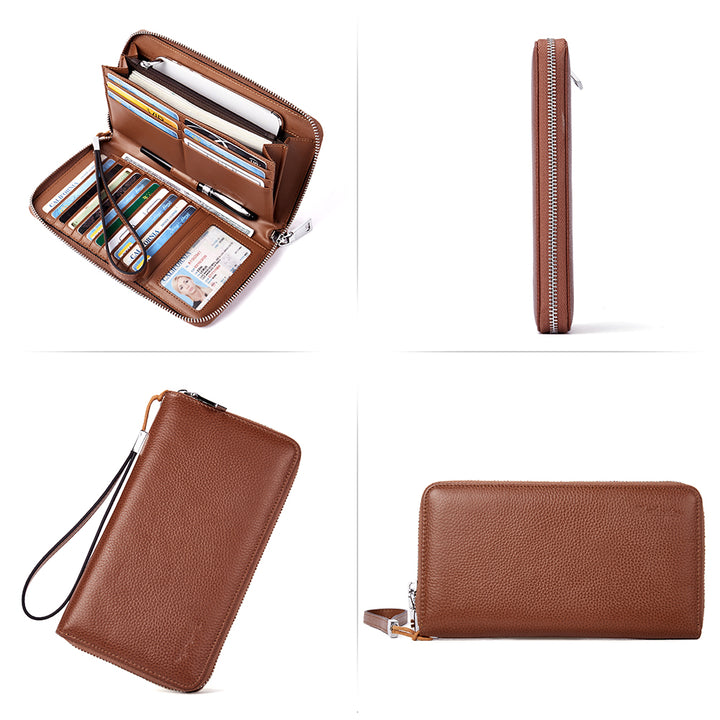 Rozenn Wallets with Wristlet Clutch