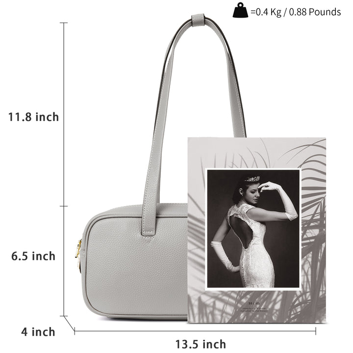 BOSTANTEN Women Satchel Handbags Designer Shoulder Bags Genuine Leather Top Handle Purses - BOSTANTEN