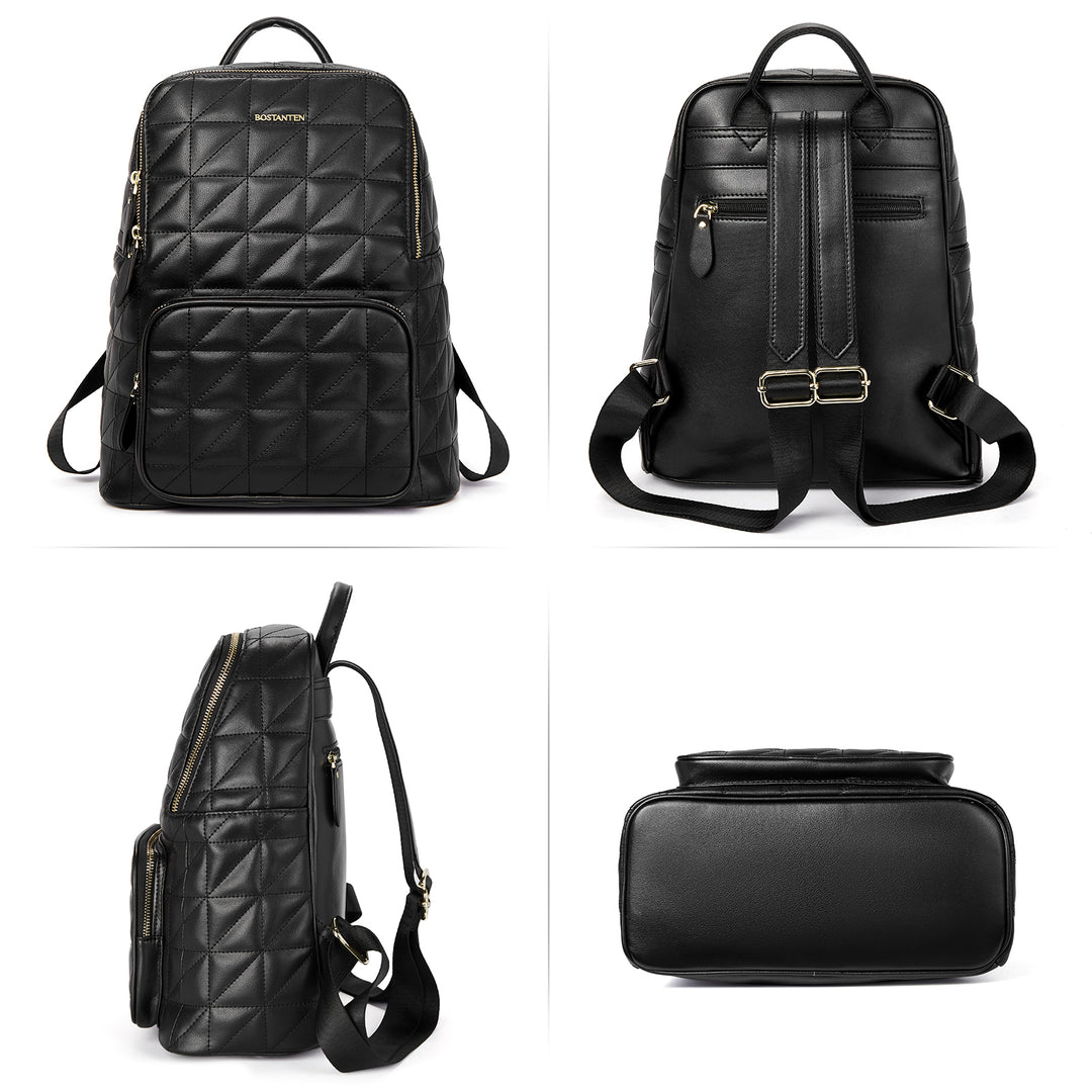 Minoru Leather Mini Backpack— Casual - BOSTANTEN