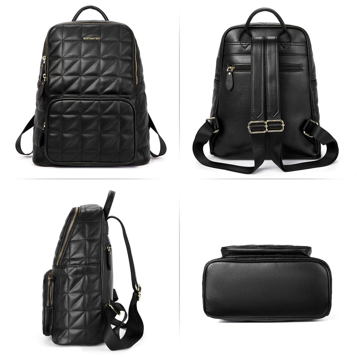 Minoru Leather Mini Backpack— Casual - BOSTANTEN