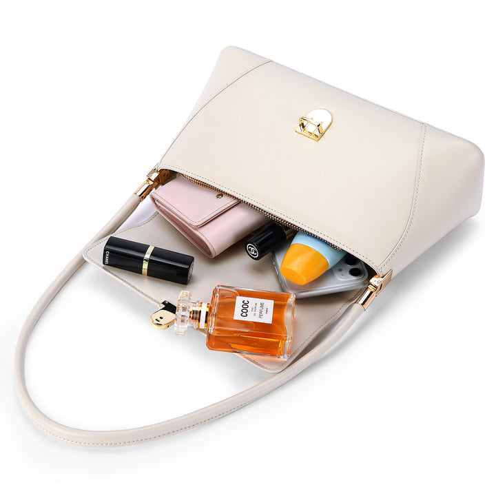 BOSTANTEN Women Leather Handbags Designer Shoulder Bag Small Fashion Trendy Top Handle Satchel Purse - BOSTANTEN