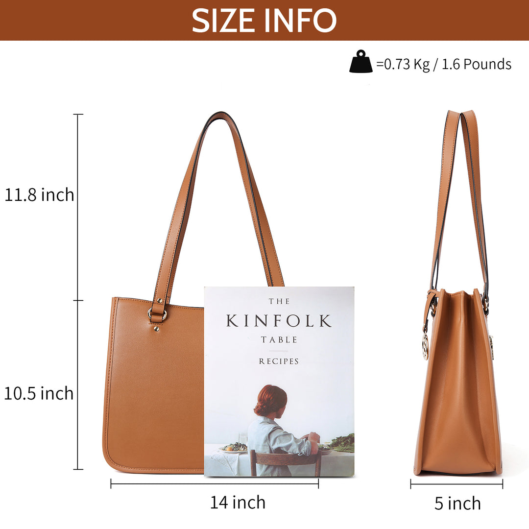 BOSTANTEN Leather Handbags Deigner Tote Bag Women Top-Handle Satchel Purses Shoulder Bags - BOSTANTEN