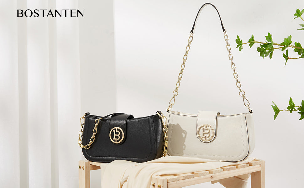 BOSTANTEN Crossbody Bags for Women Leather Shoulder Handbag Designer Bag Purse - BOSTANTEN