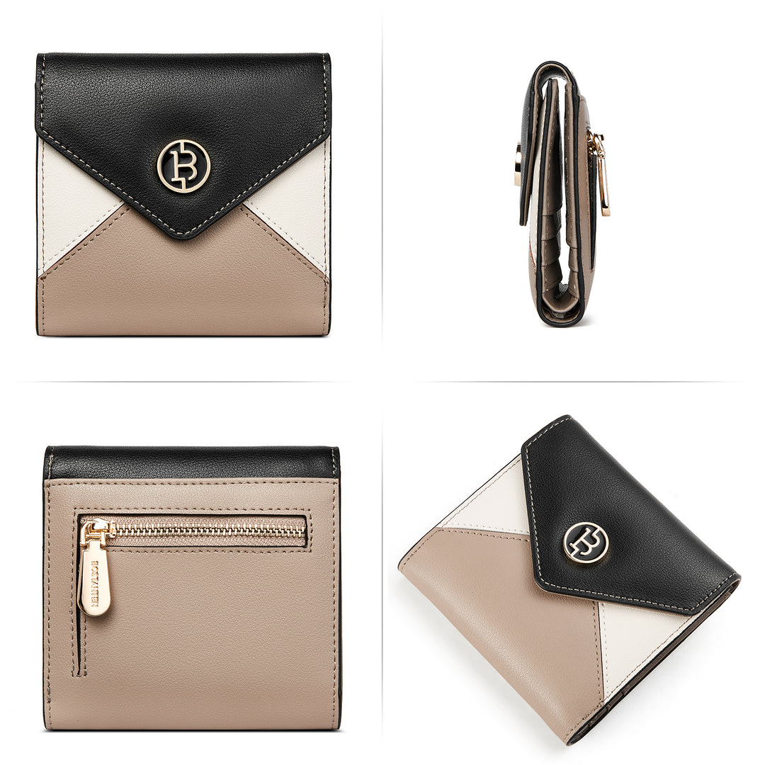 Rozenn Western Checkbook Wallet —— Elegant Patterns - BOSTANTEN
