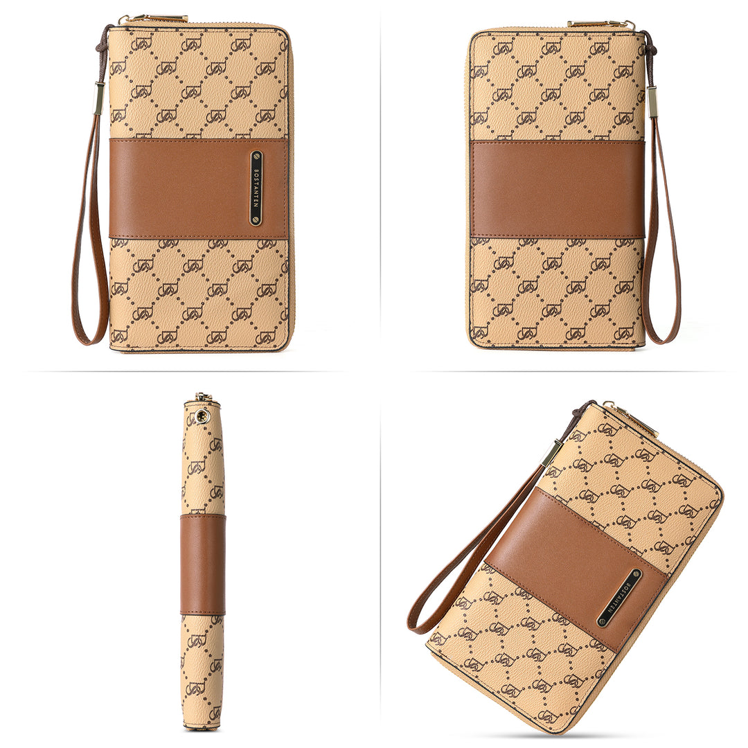 Savill Clutch Wristlet Wallet — Elegant Patterns - BOSTANTEN
