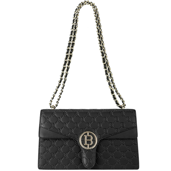 BOSTANTEN Womens Crossbody Bag Medium Quilted Leather Shoulder Bag Designer Handbags Purse - BOSTANTEN